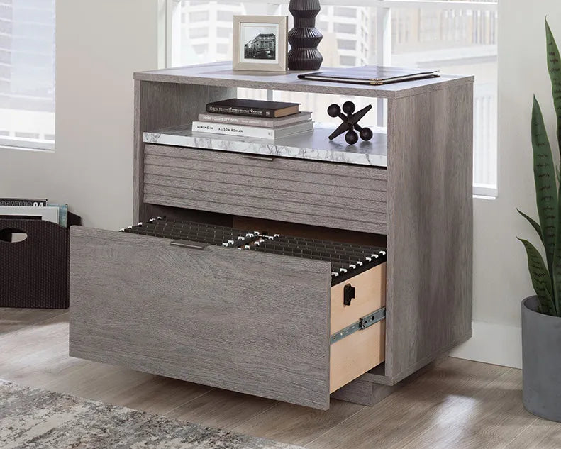 2-Drawer Lateral File Cabinet in Ashen Oak