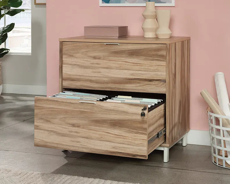 2-Drawer Lateral File Cabinet in Kiln Acacia