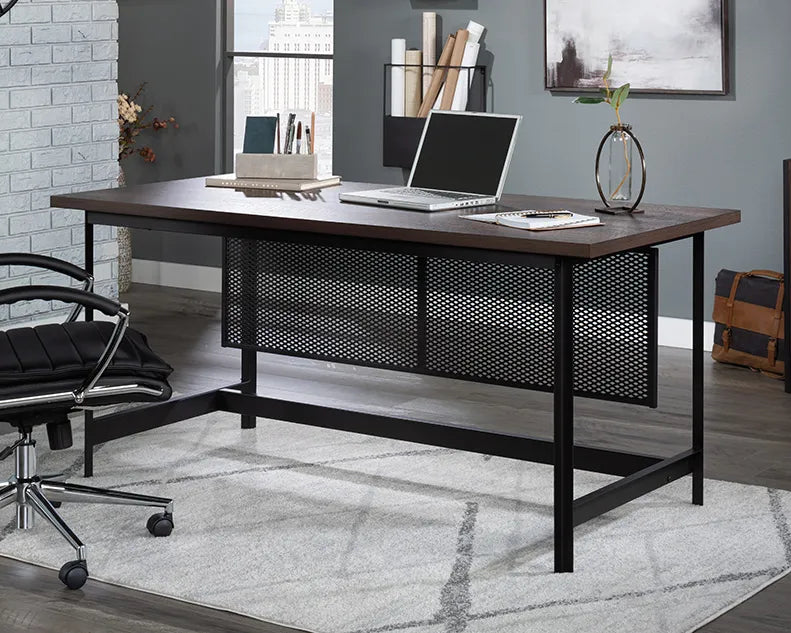 Home Office Table Desk in Barrel Oak