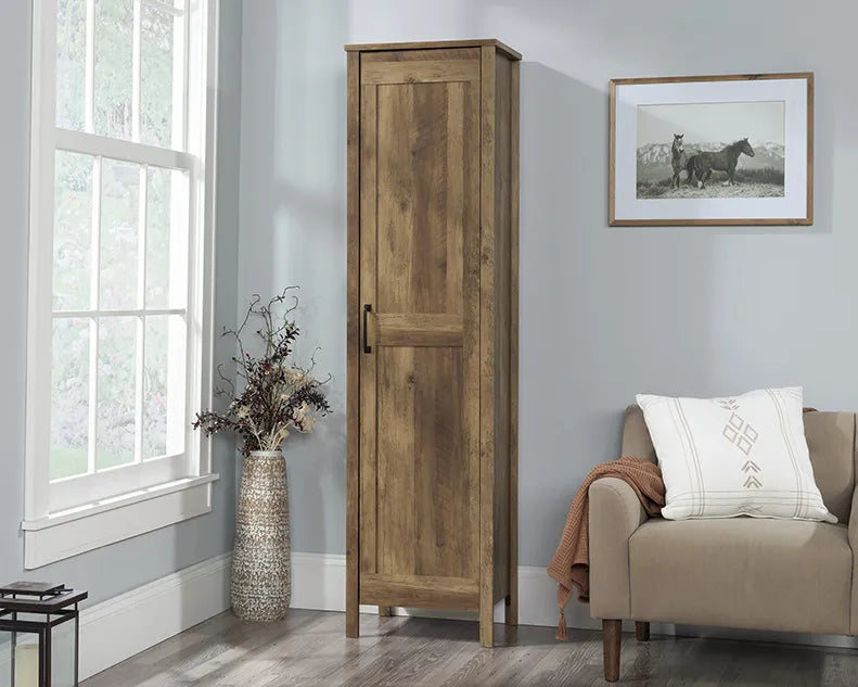 4-Shelf Storage Cabinet in Rural Pine