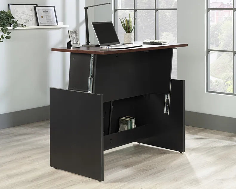 Adjustable Standing Desk in Classic Cherry