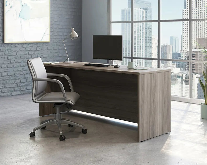 72" x 24" Commercial Desk in Hudson Elm