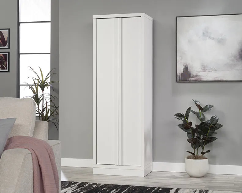2-Door Storage Cabinet in White