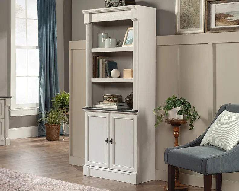 5-Shelf Library Bookcase in Glacier Oak