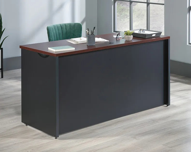 Office Credenza Desk in Classic Cherry