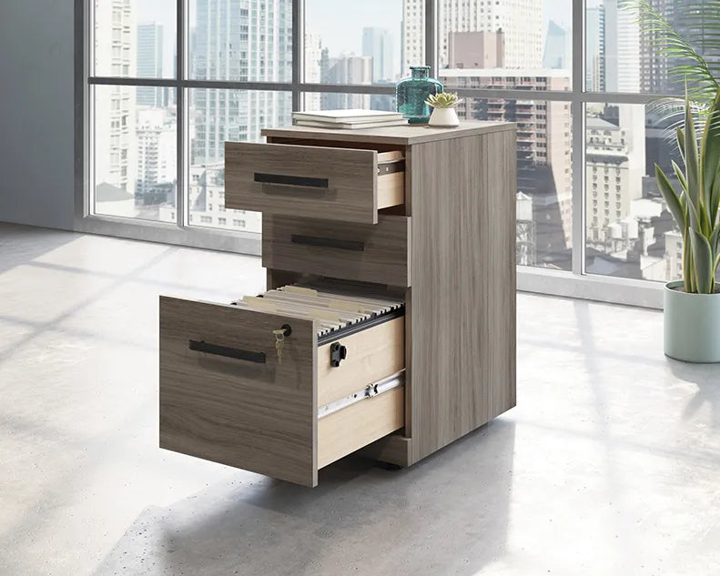 Commercial 3-Drawer Pedestal File Cabinet