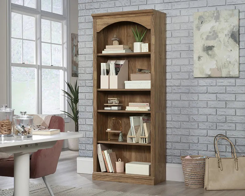 5-Shelf Bookcase in Sindoori Mango