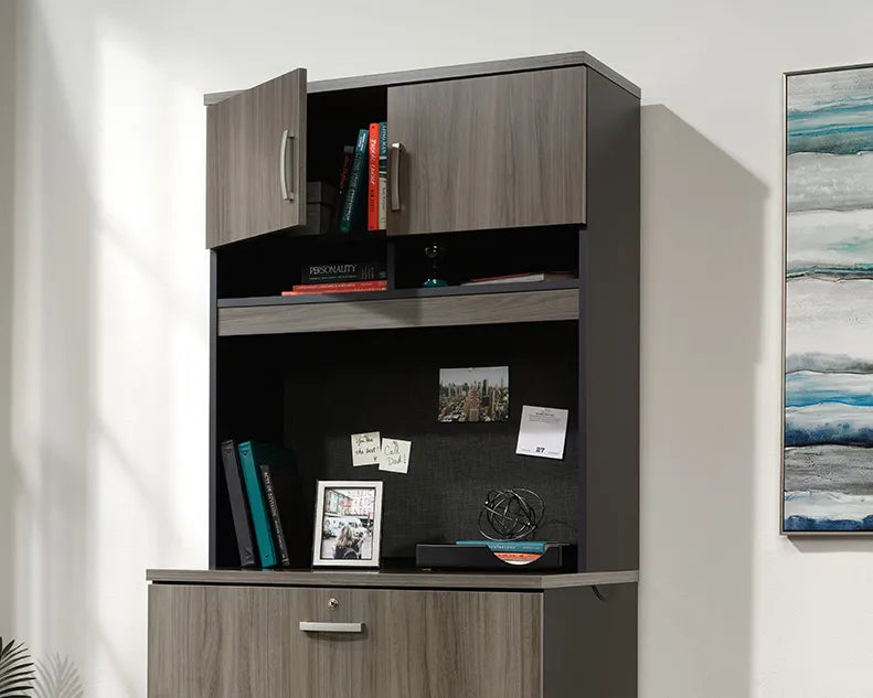 Office File Cabinet Hutch in Hudson Elm