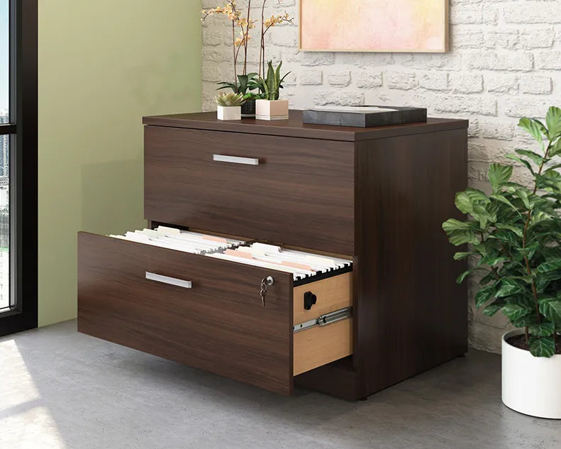 2-Drawer Lateral File Cabinet in Noble Elm
