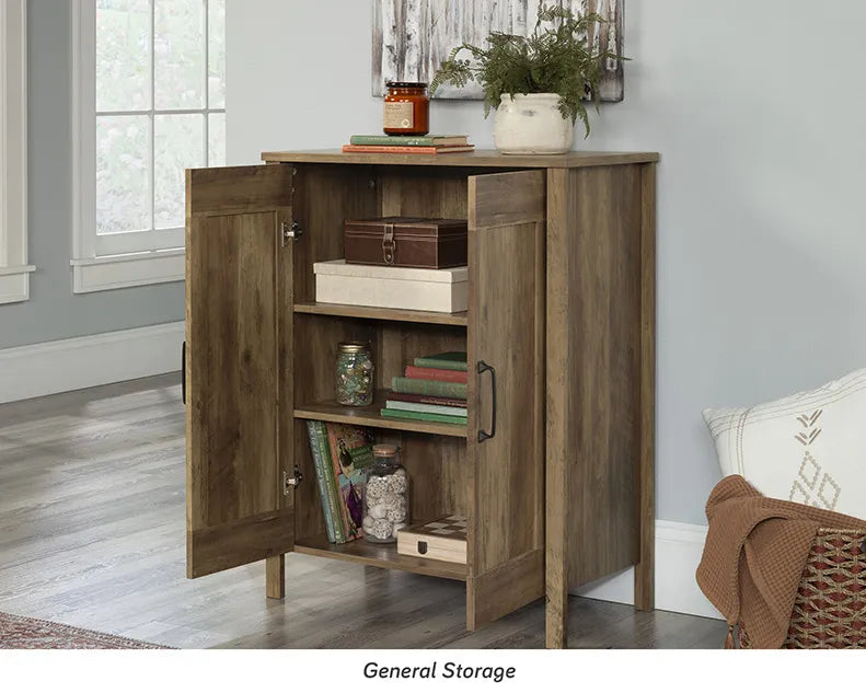 2-Door Storage Cabinet in Rural Pine