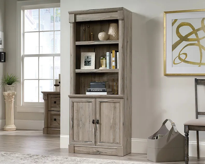Library Bookcase With Doors