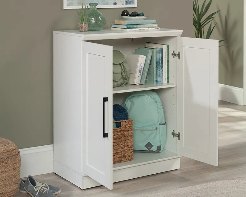 2-Door Base Storage Cabinet in White