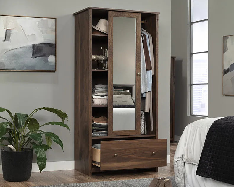 Wardrobe Cabinet in Grand Walnut